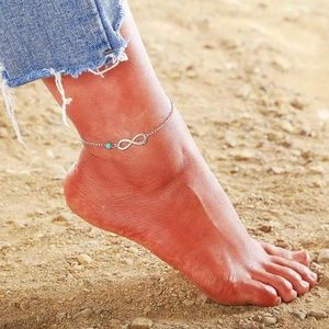 Simple Minimalist Dainty Infinity Anklet